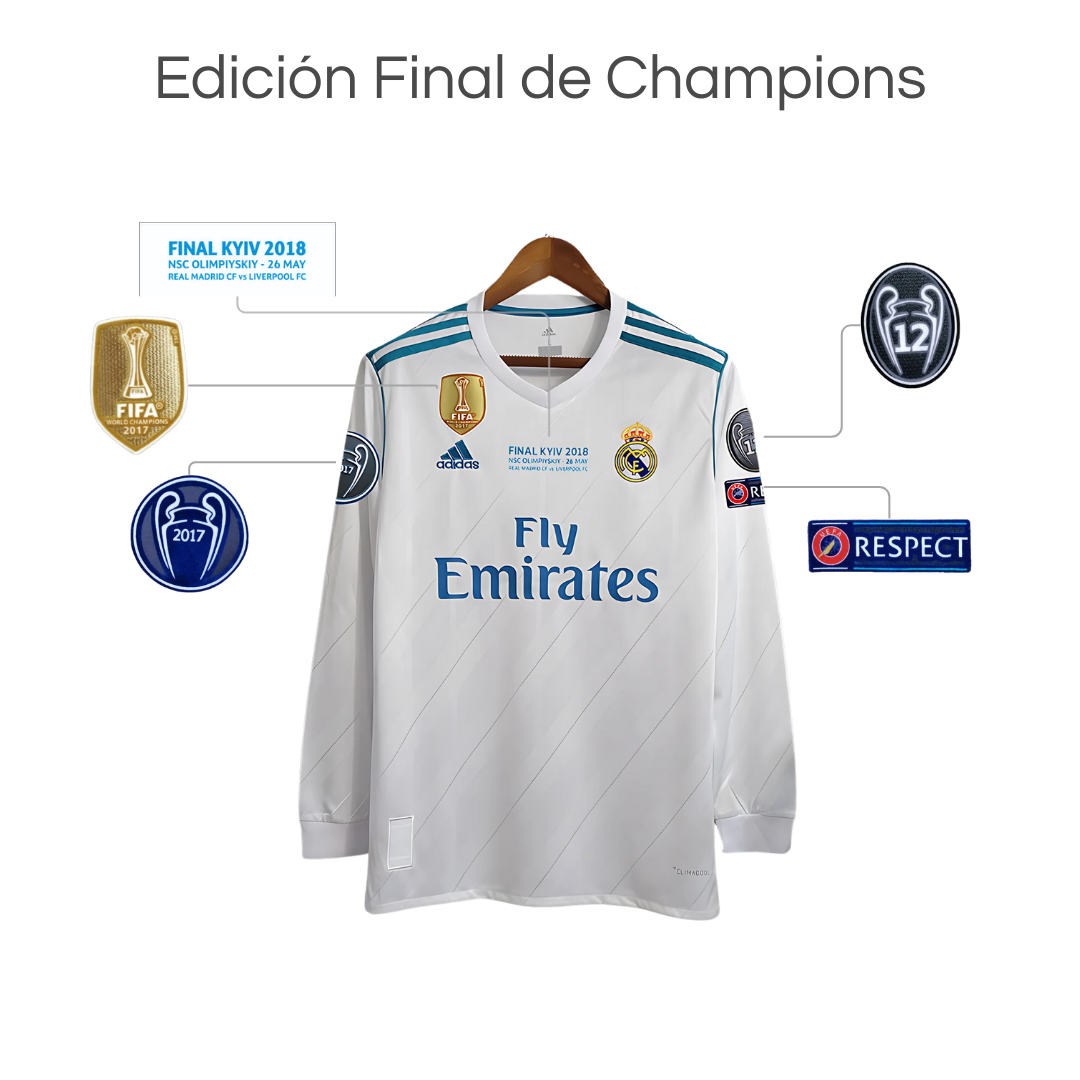 Camiseta Retro Real Madrid 17/18 Local