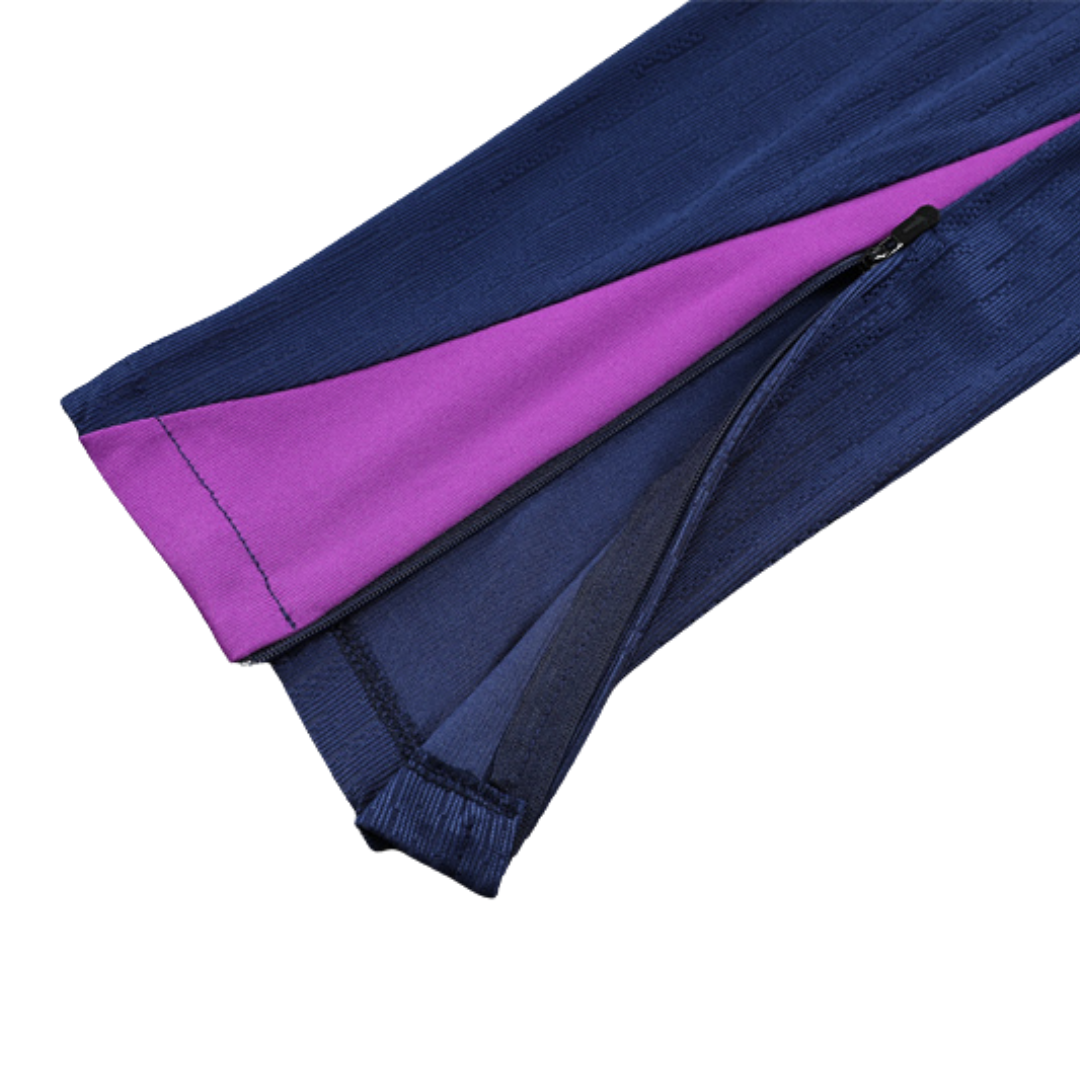Kit Chaqueta Medio Zipper Purpura - FC Barcelona 25/26