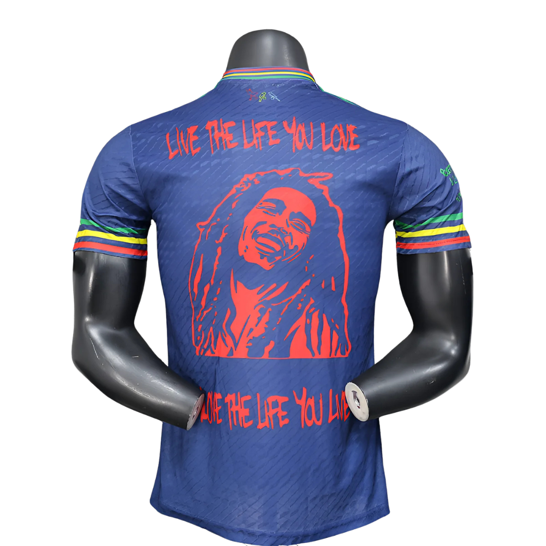 Camiseta Ajax 22/23 Edición Especial Bob Marley Azul
