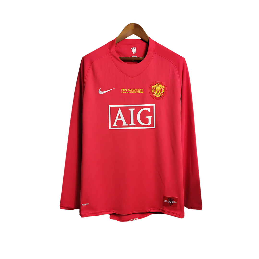Camiseta Retro Manchester United 07/08 Local UEFA Champions League