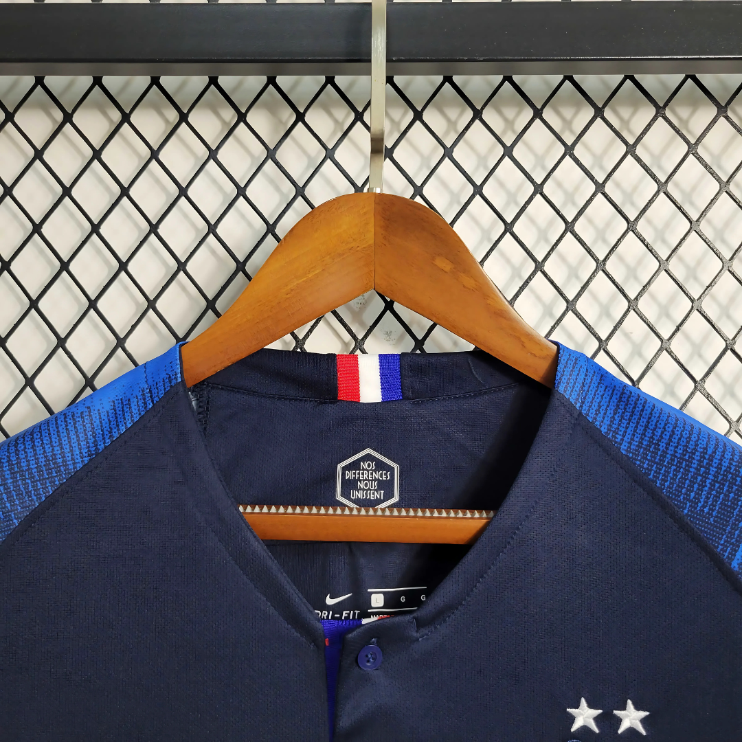 Camiseta Retro Francia 2018 Local
