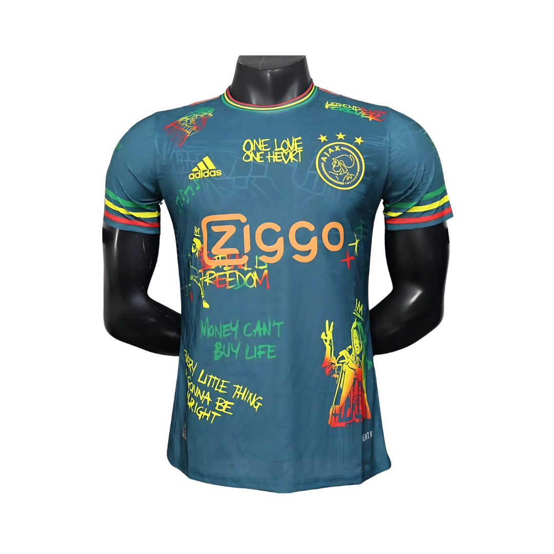 Camiseta Ajax 25/26 Edición Especial Bob Marley Verde