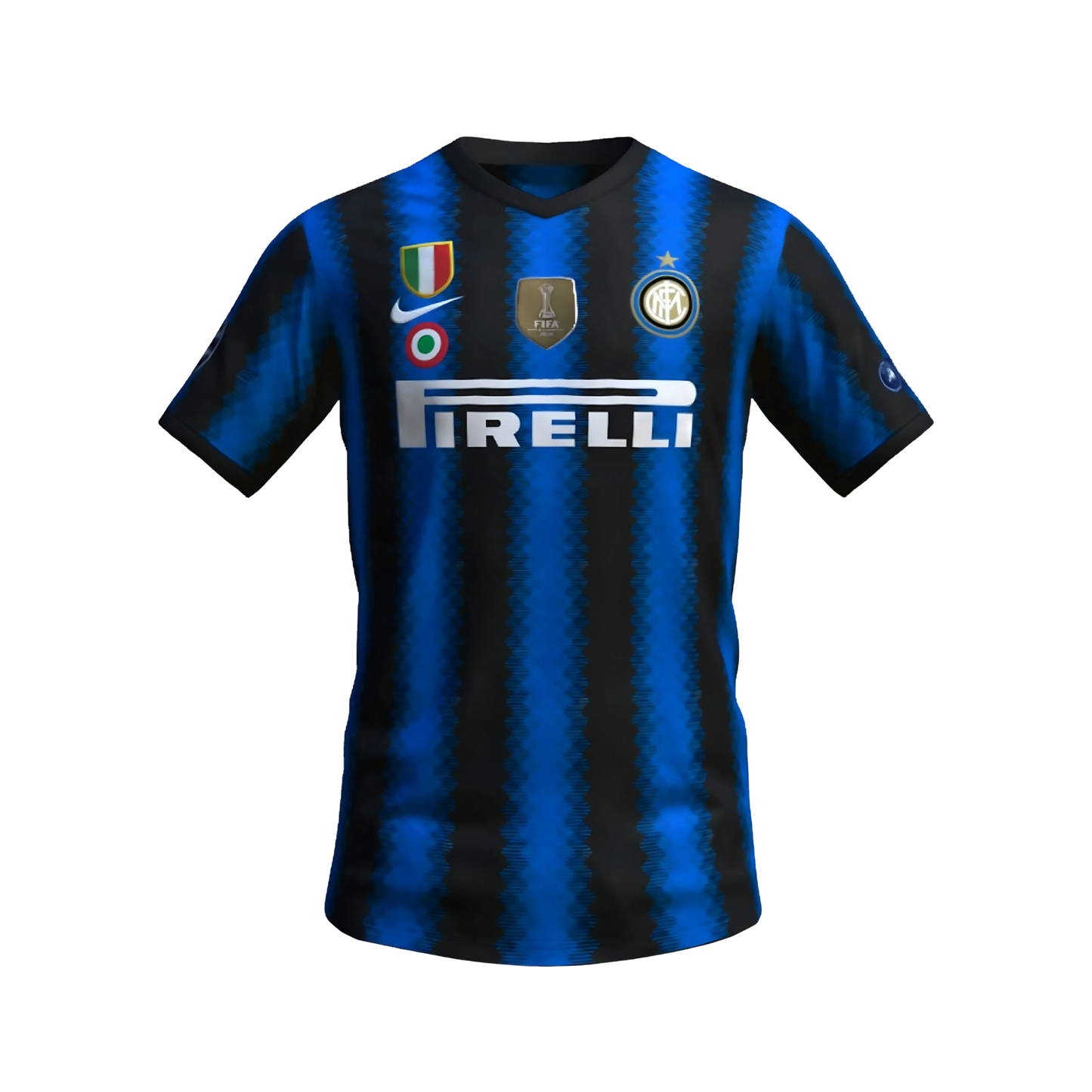 Camiseta Retro Inter Milán 10/11 Local + Parches del Triplete