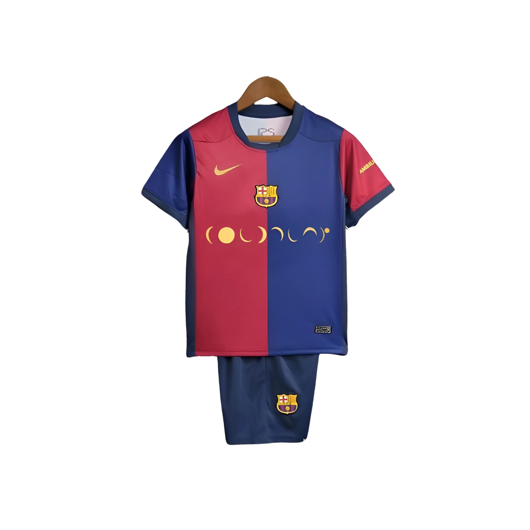 Kit Niños FC Barcelona 24/25 Local Coldplay Edition