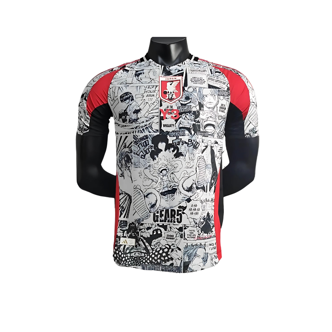 Camiseta Japón 2024 Y-3 & One Piece Comic Edition