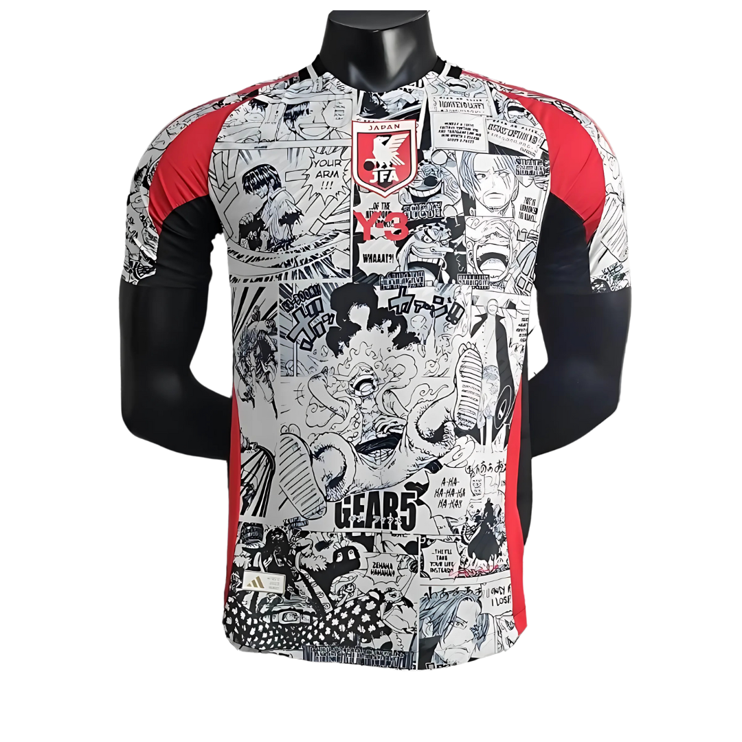 Camiseta Japón 2024 Y-3 & One Piece Comic Edition