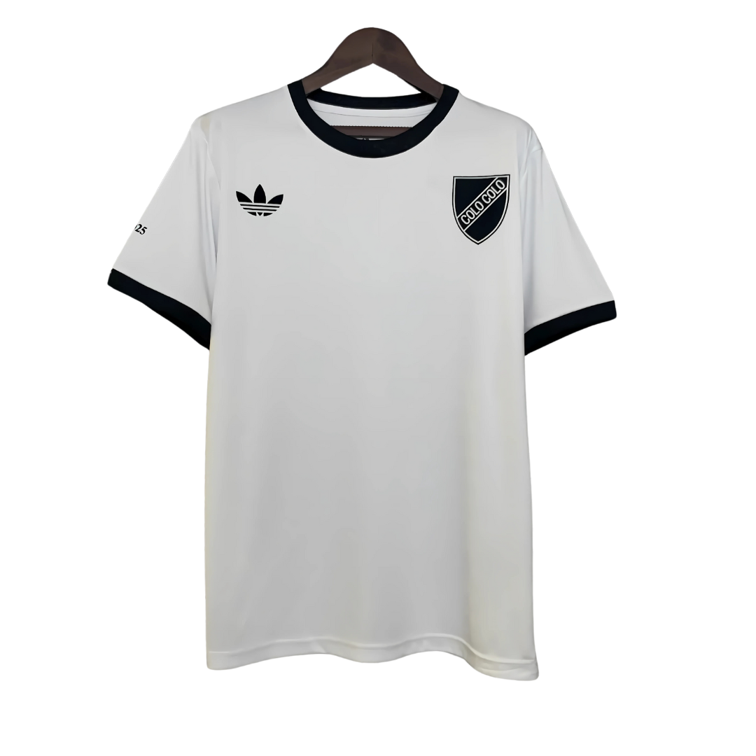 Camiseta Colo Colo 25/26 Edición Especial 100 Aniversario Blanca