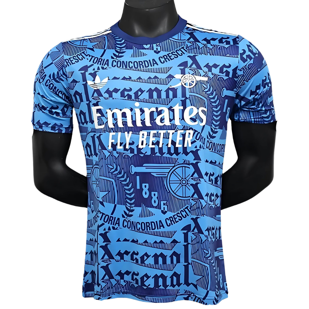 Camiseta de Entrenamiento Arsenal 2025/26 Azul