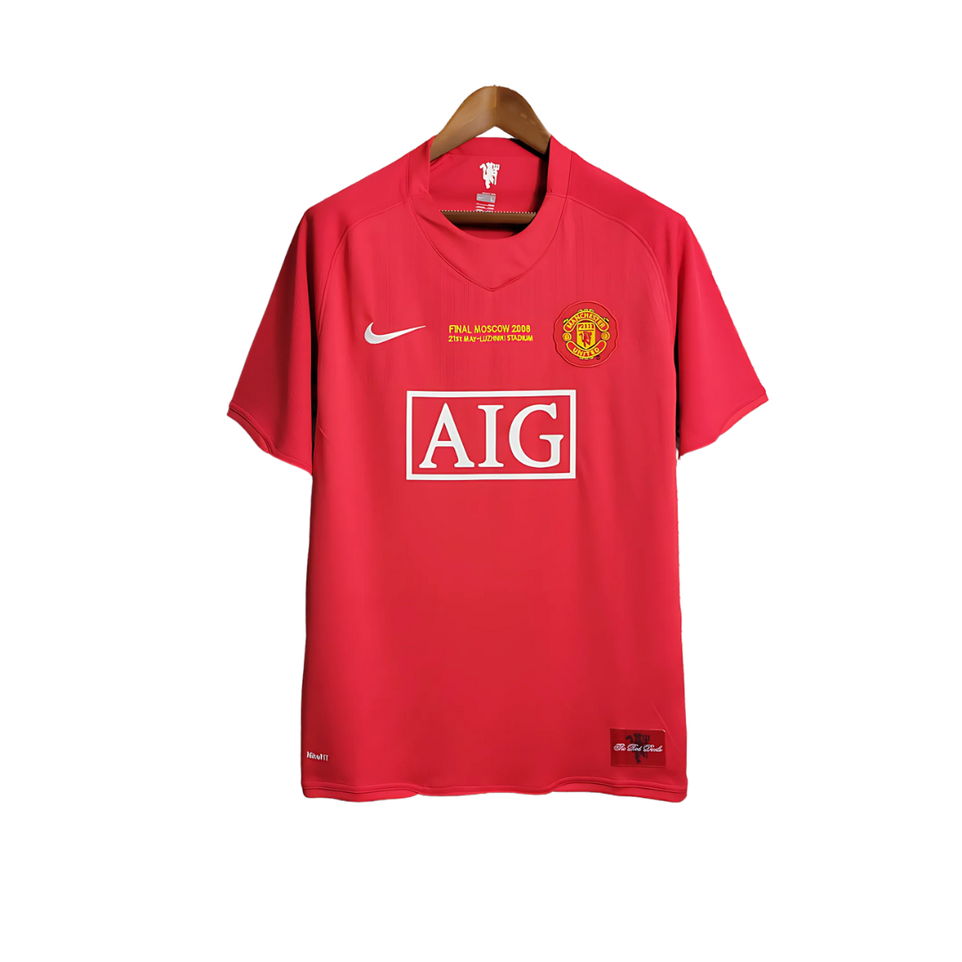 Camiseta Retro Manchester United 07/08 Local UEFA Champions League