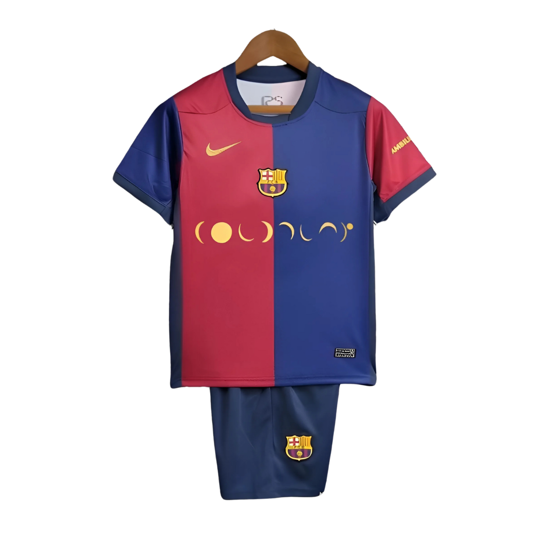 Kit Niños FC Barcelona 24/25 Local Coldplay Edition