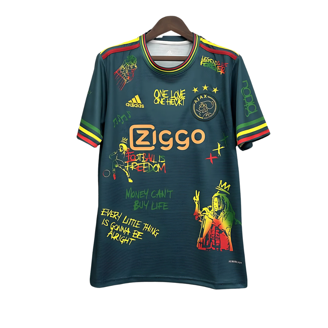 Camiseta Ajax 25/26 Edición Especial Bob Marley Verde