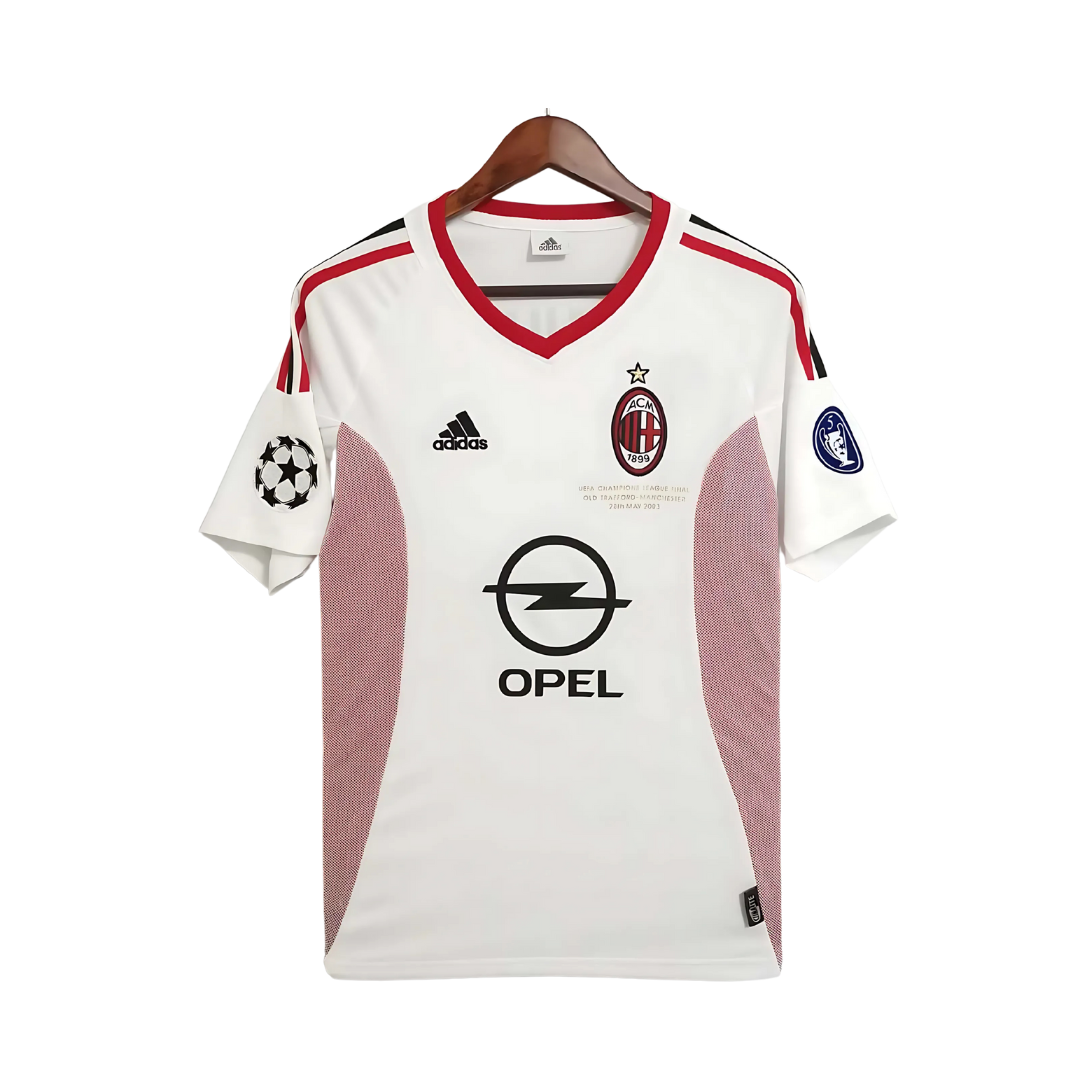 Camiseta Retro AC Milán 02/03 Edición Final de Champions