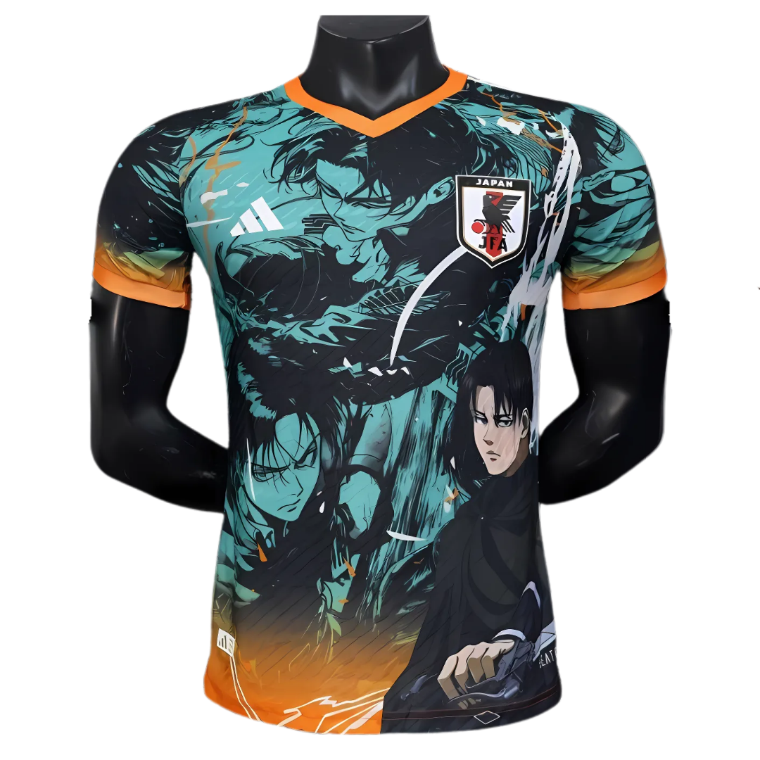 Camiseta Japón 2025 Aqua Green Warrior Edition