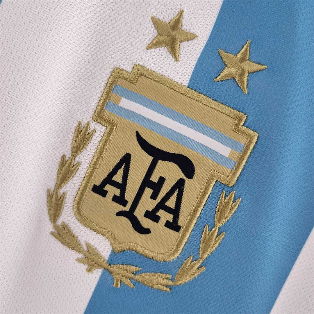 Camiseta Retro Argentina Edición Final del Mundial 2022