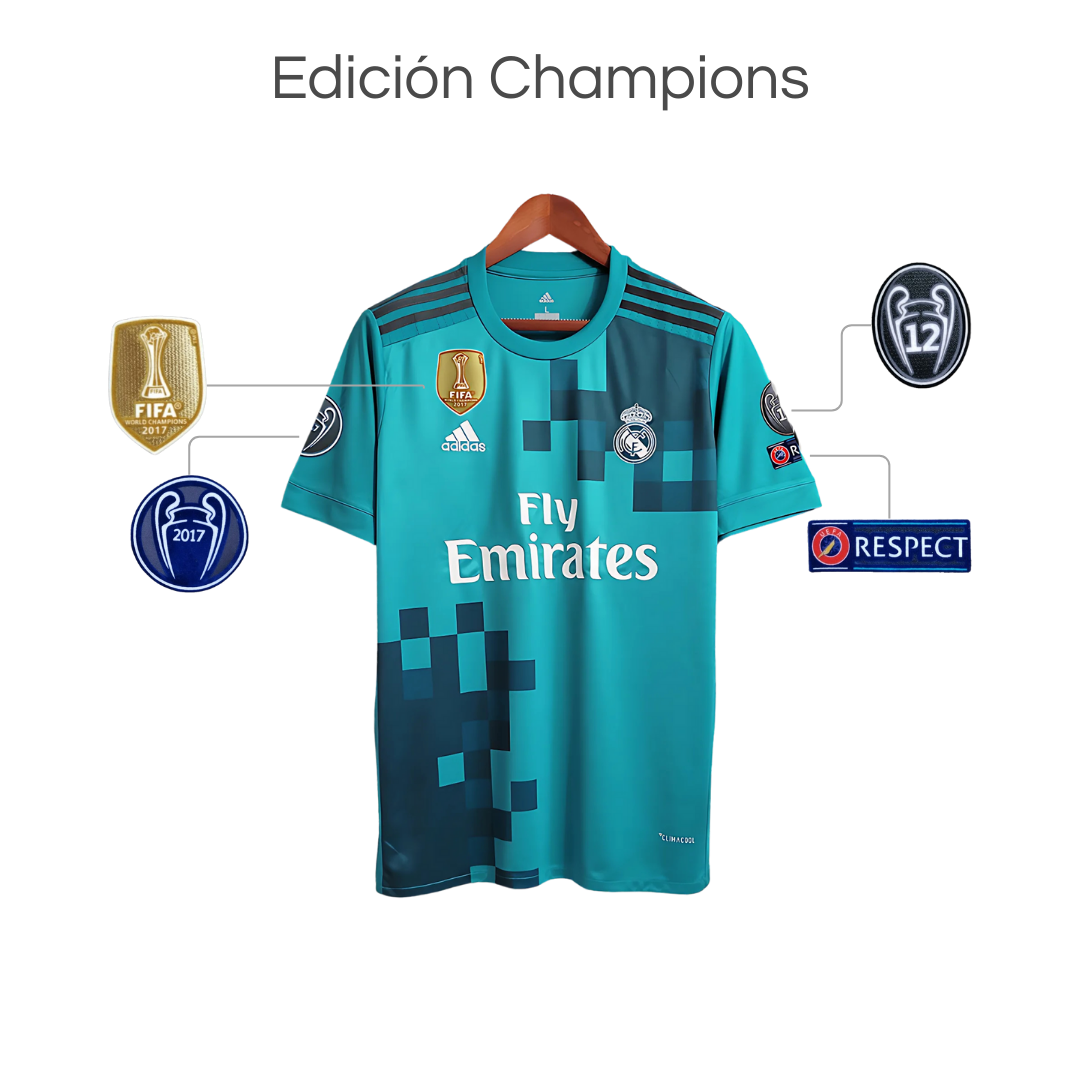 Camiseta Retro Real Madrid 17/18 Alternativa