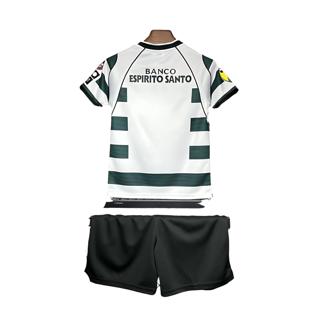 Kit Niños Retro Sporting CP 02/03 Local
