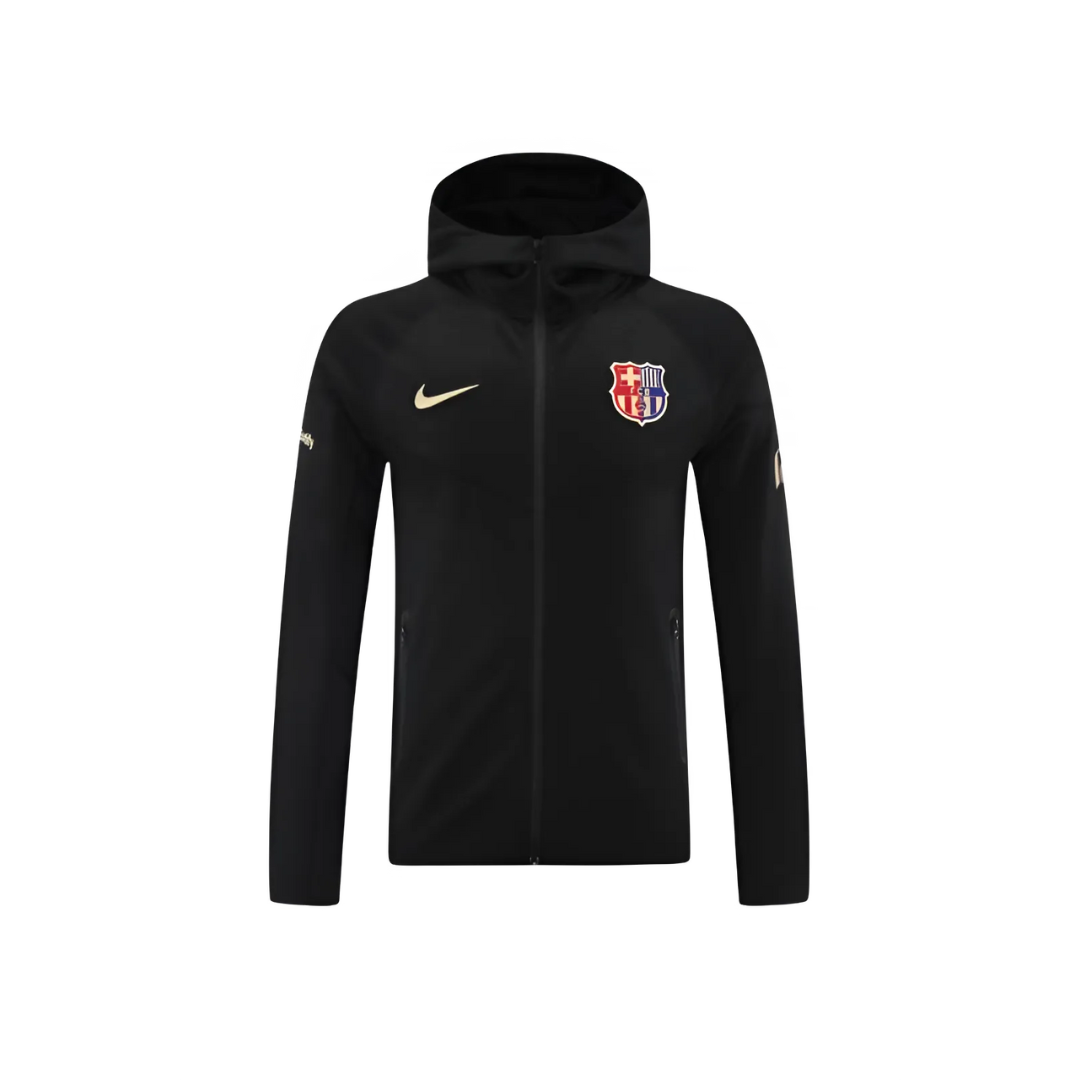 Kit de Sudadera Full Zipper Black FC Barcelona 24/25