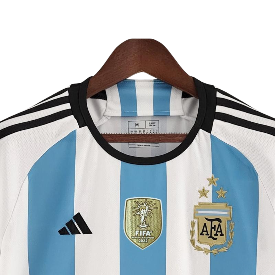 Camiseta Retro Argentina Edición Campeón del Mundo 2022