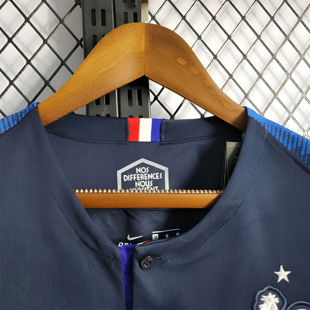 Camiseta Retro Francia 2018 Local
