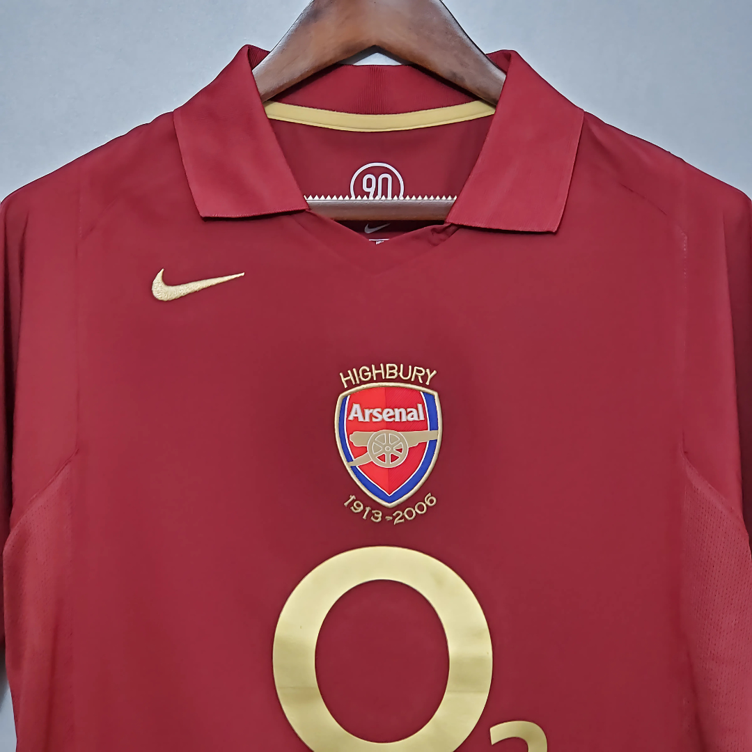 Camiseta Retro Arsenal 05/06 Local