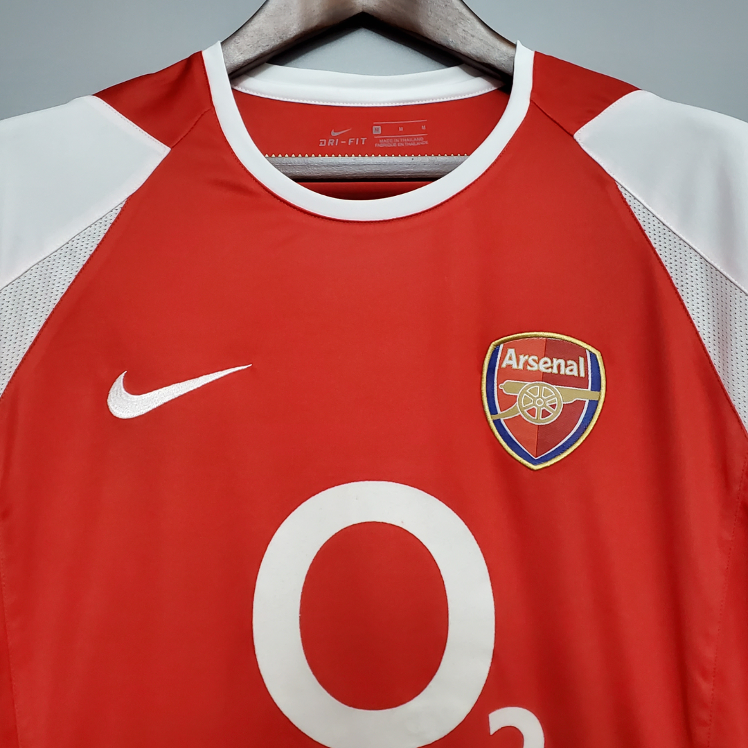 Camiseta Retro Arsenal 02/04 Local
