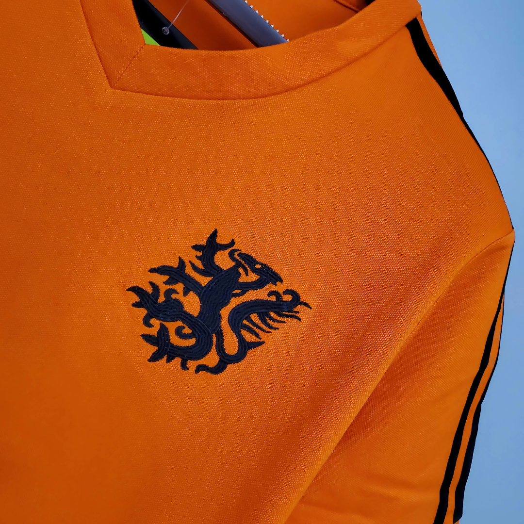 Camiseta Retro Holanda 1974 Local