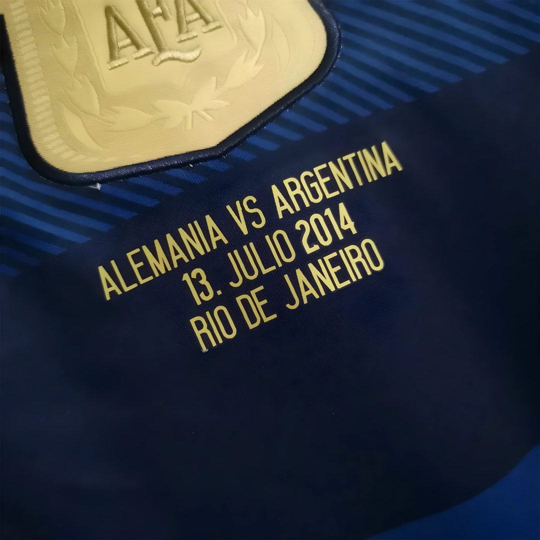 Camiseta Retro Argentina 2014 Visita