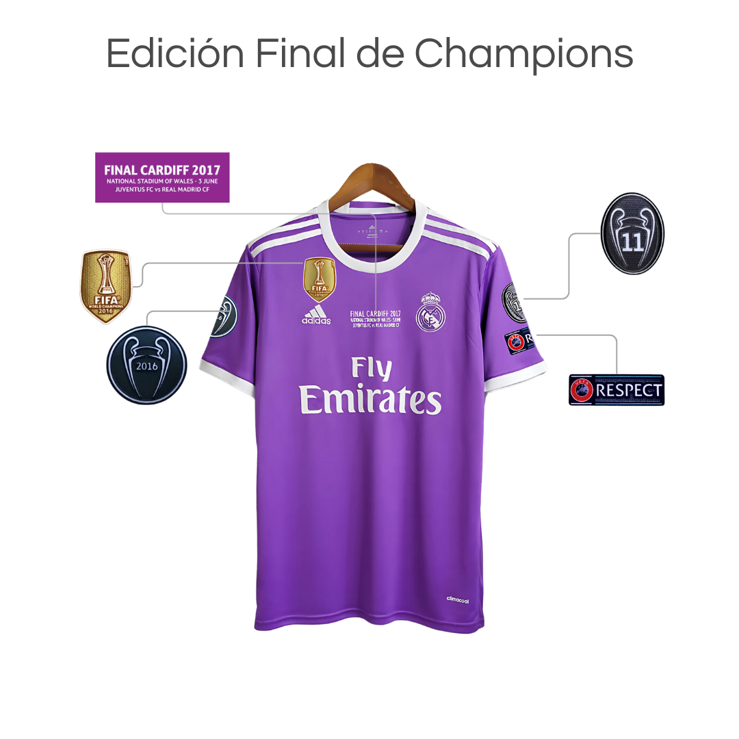 Camiseta Retro Real Madrid 16/17 Visitante