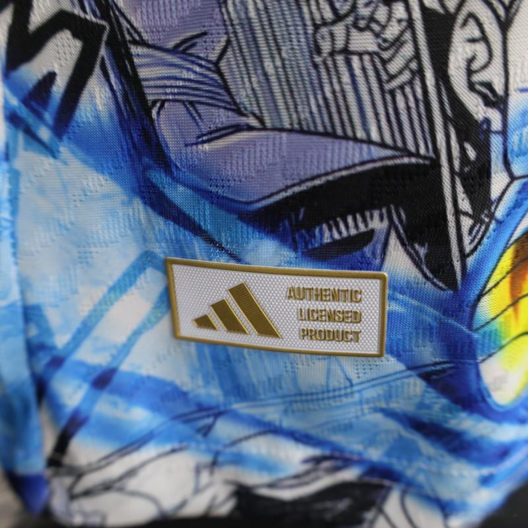 Camiseta Japón 2025 Dragon Ball Z White & Blue Edition