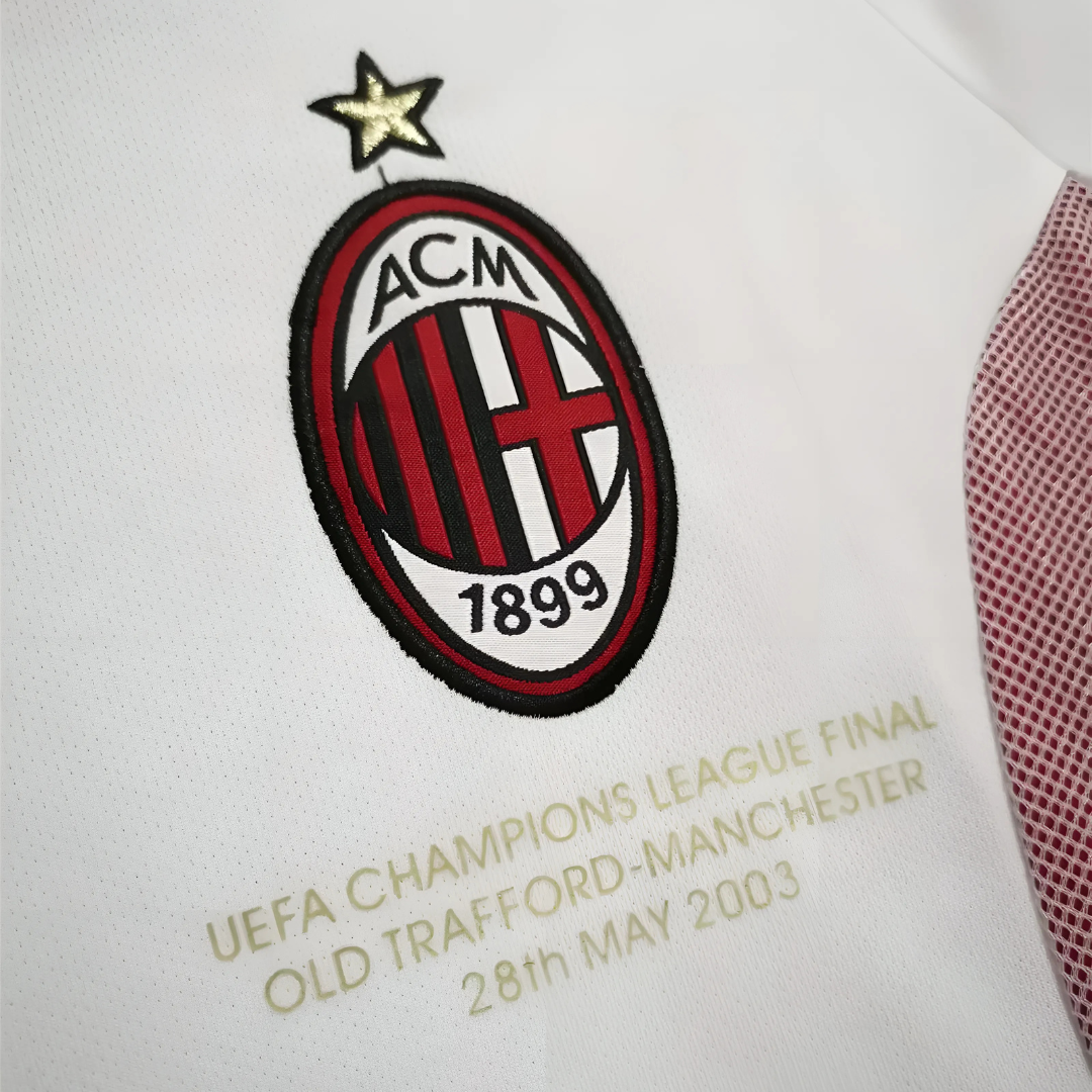 Camiseta Retro AC Milán 02/03 Edición Final de Champions