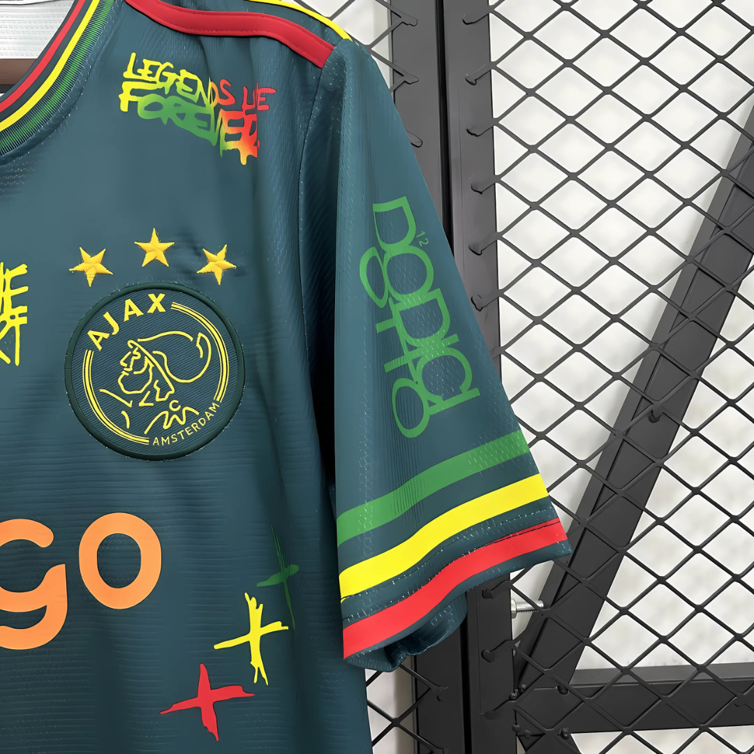 Camiseta Ajax 25/26 Edición Especial Bob Marley Verde