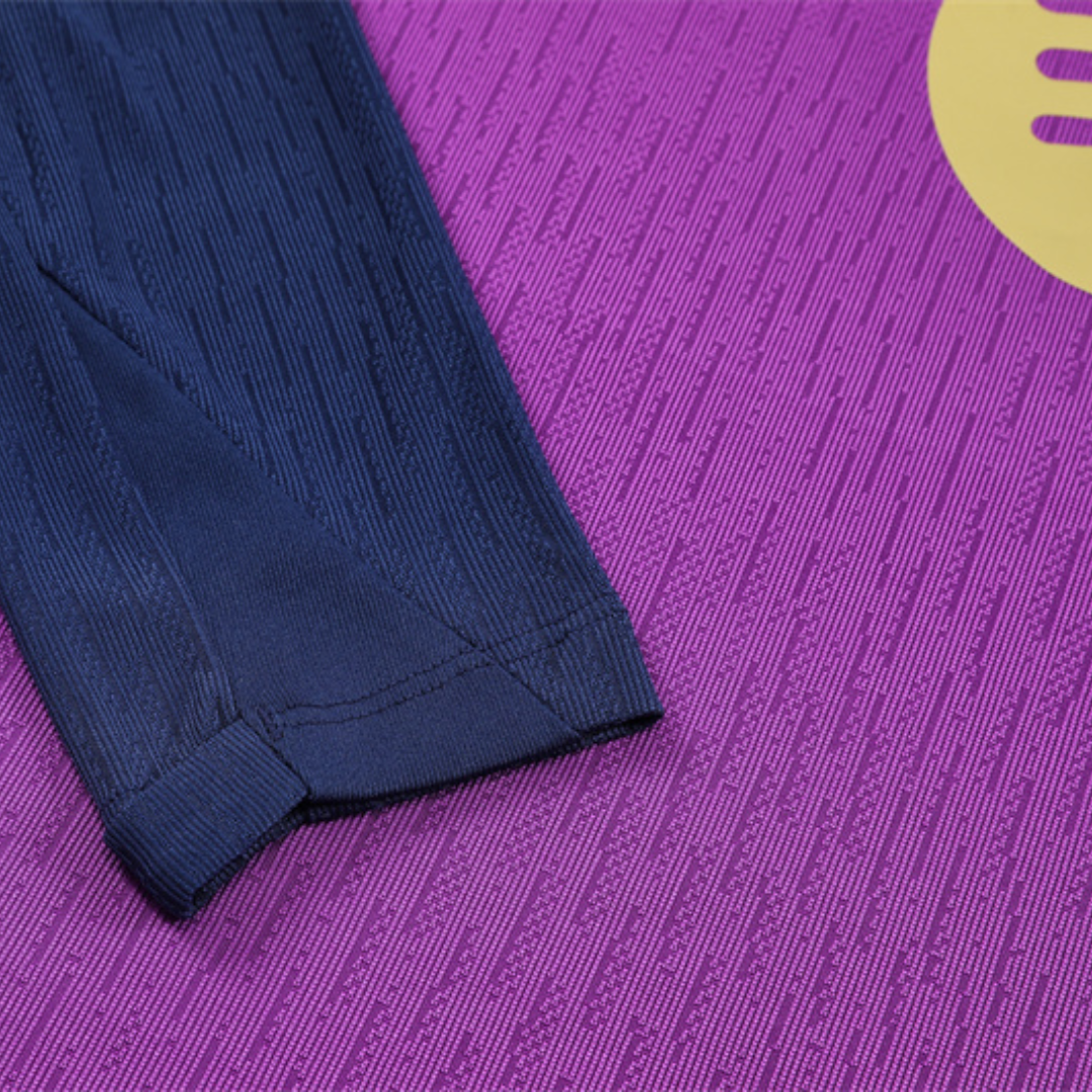 Kit Chaqueta Medio Zipper Purpura - FC Barcelona 25/26