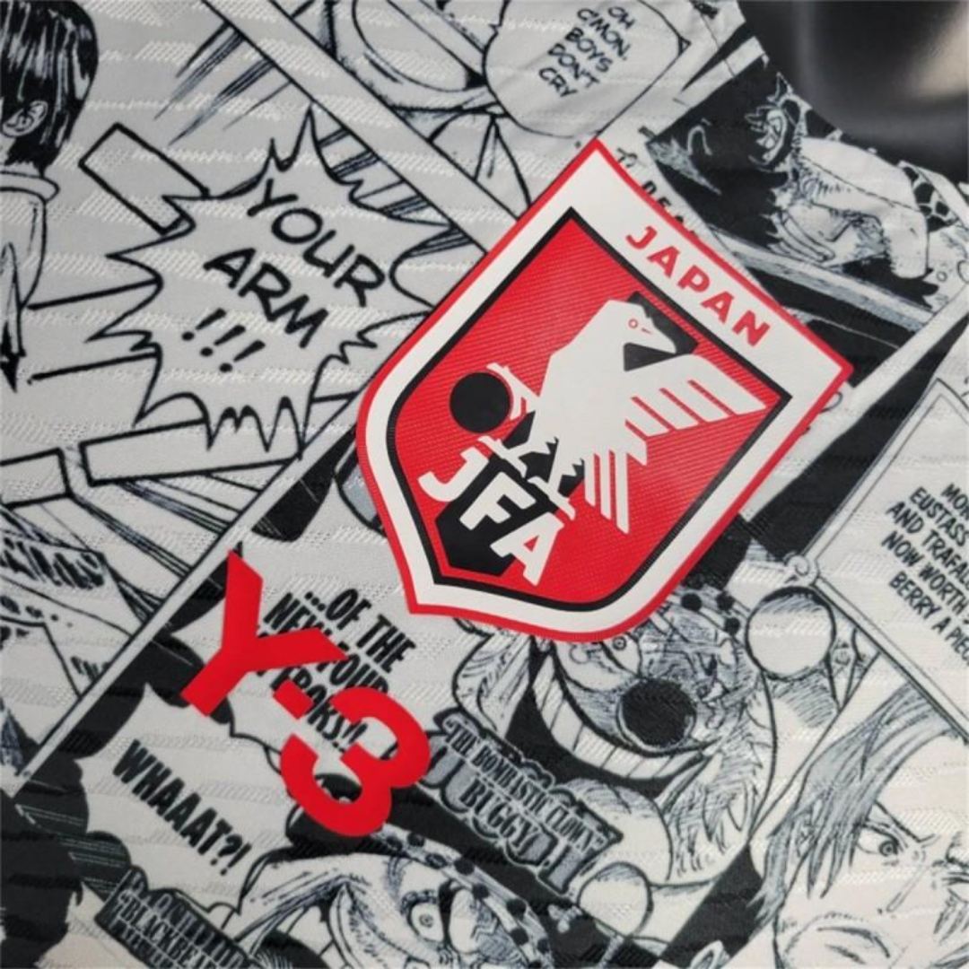 Camiseta Japón 2024 Y-3 & One Piece Comic Edition