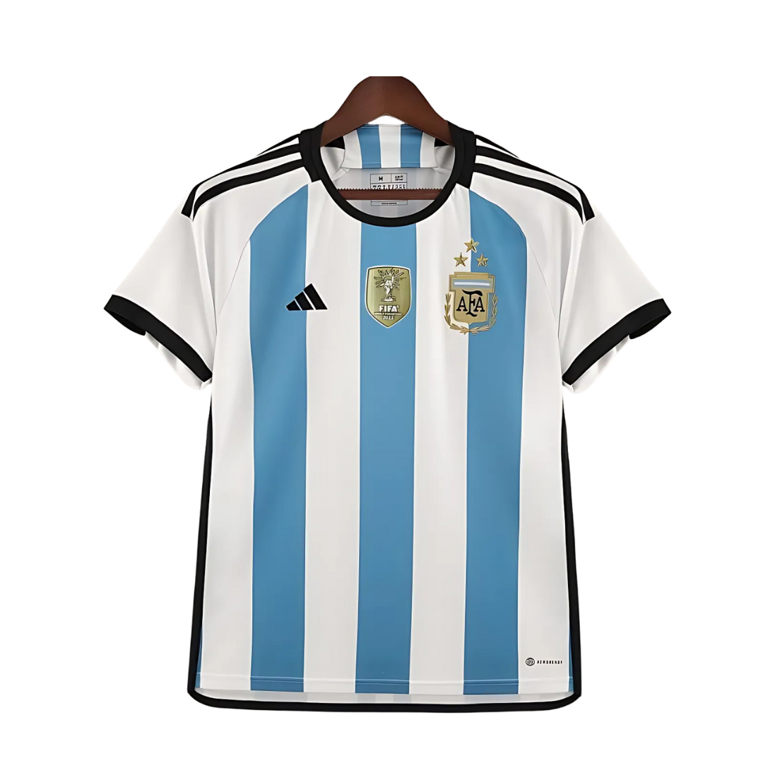 Camiseta Retro Argentina Edición Campeón del Mundo 2022