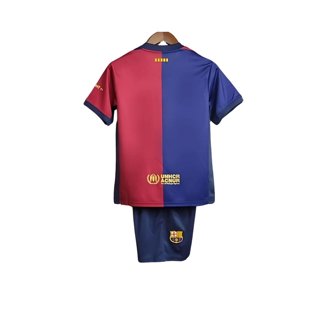 Kit Niños FC Barcelona 24/25 Local Coldplay Edition