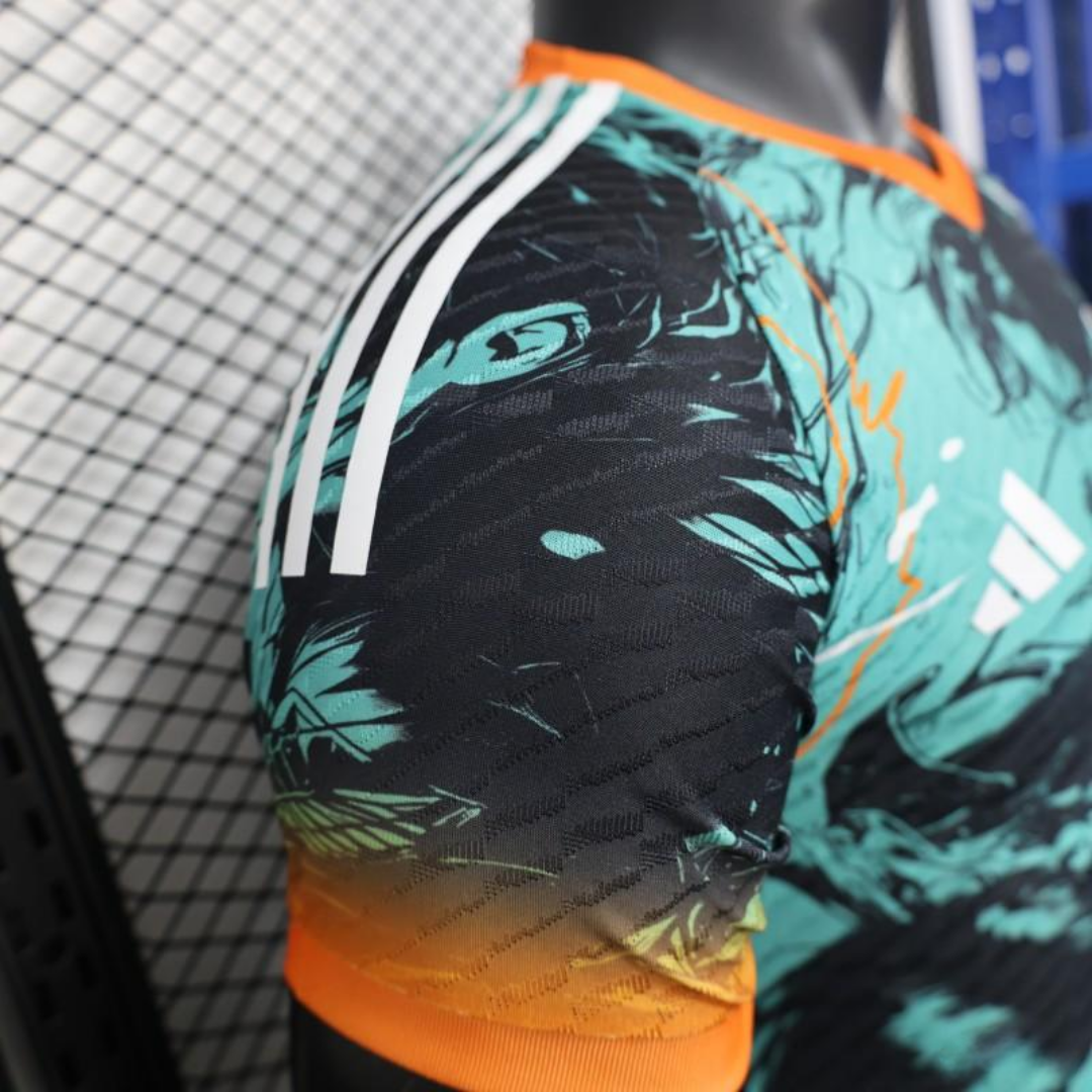 Camiseta Japón 2025 Aqua Green Warrior Edition
