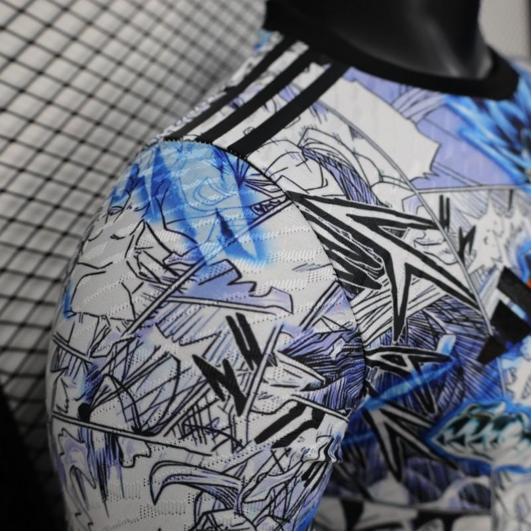 Camiseta Japón 2025 Dragon Ball Z White & Blue Edition