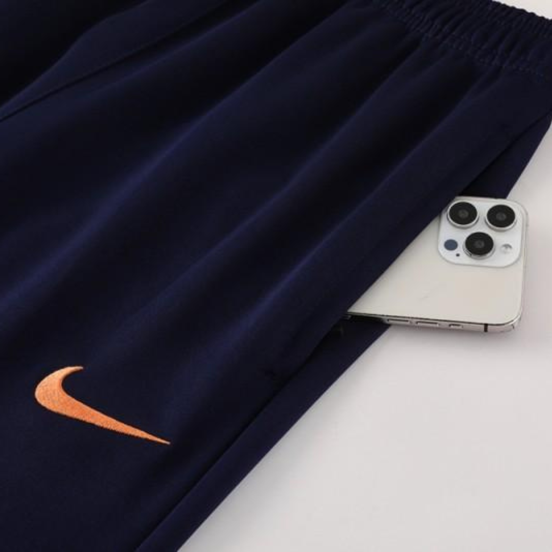 Kit Chaqueta Full Zipper Azul Marino - FC Barcelona 25/26