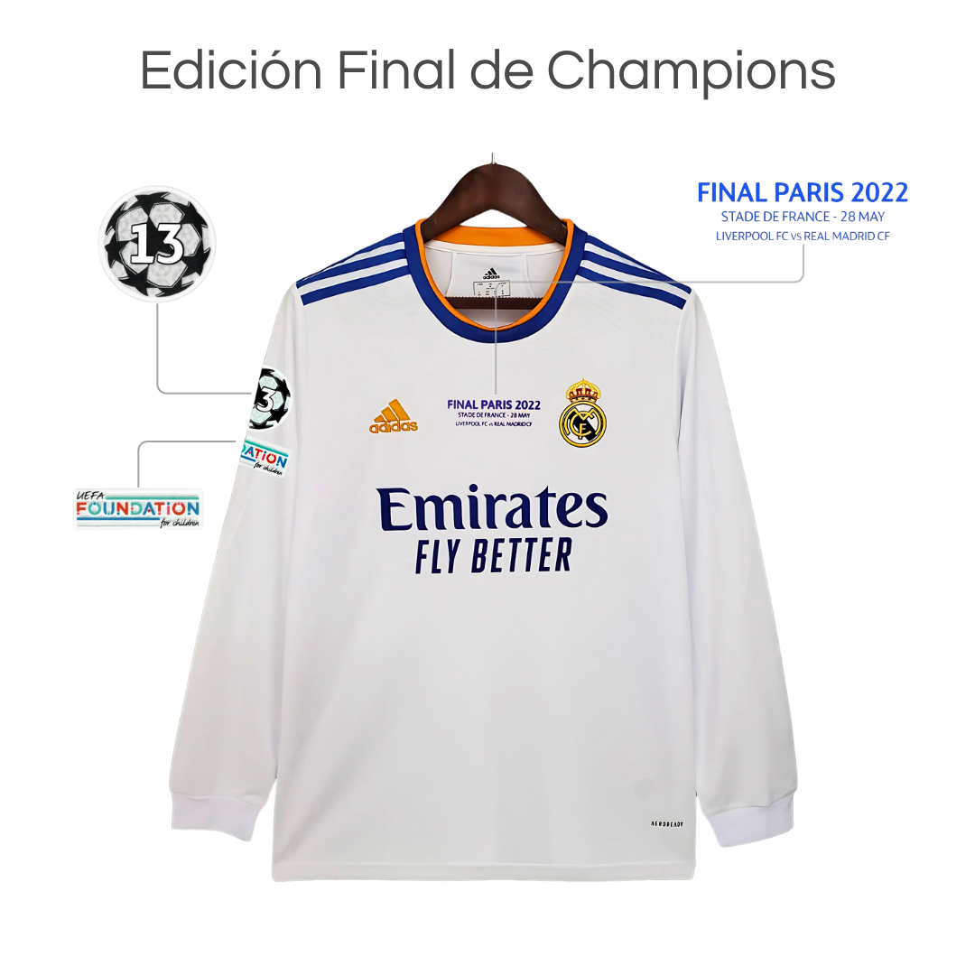 Camiseta Retro Real Madrid 21/22 Local