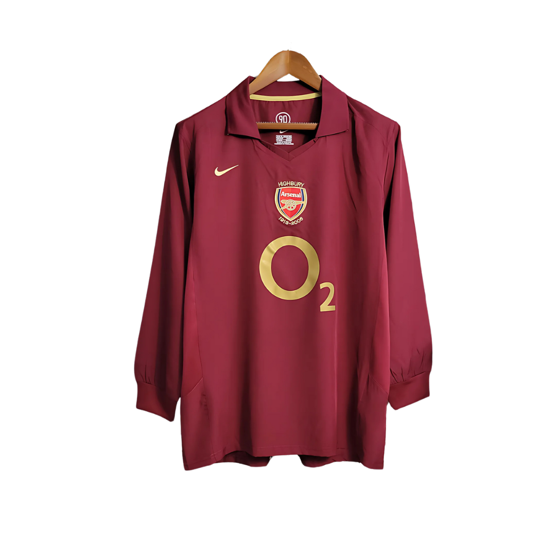 Camiseta Retro Arsenal 05/06 Local