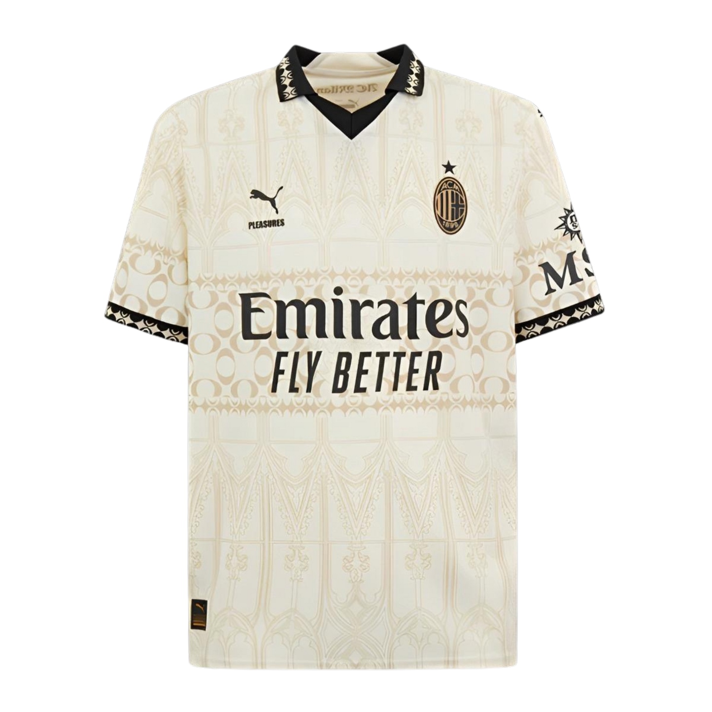 Camiseta AC Milán x Pleasure Blanca 23/24