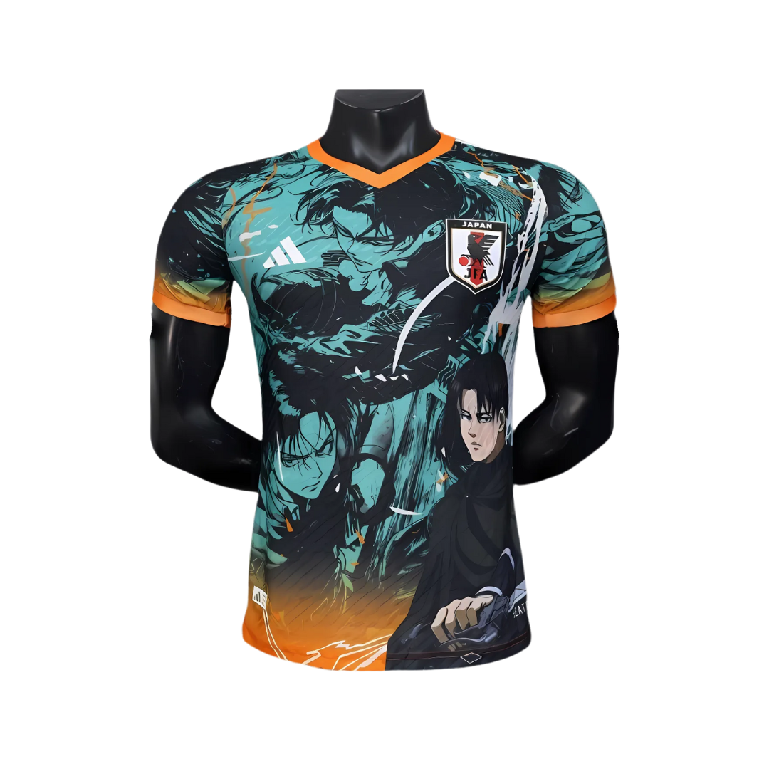 Camiseta Japón 2025 Aqua Green Warrior Edition