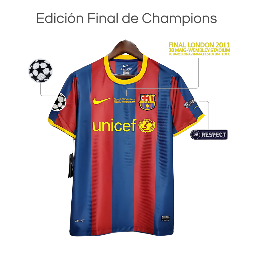 Camiseta Retro FC Barcelona 10/11 Local