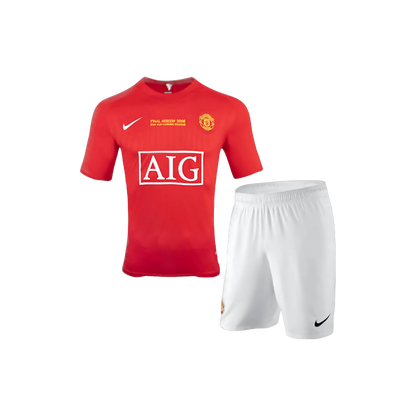 Kit Niños Manchester United 07/08 Local