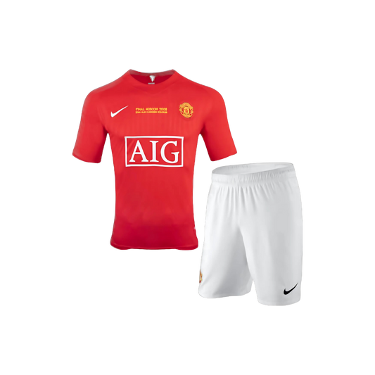 Kit Niños Manchester United 07/08 Local