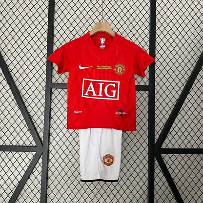 Kit Niños Manchester United 07/08 Local