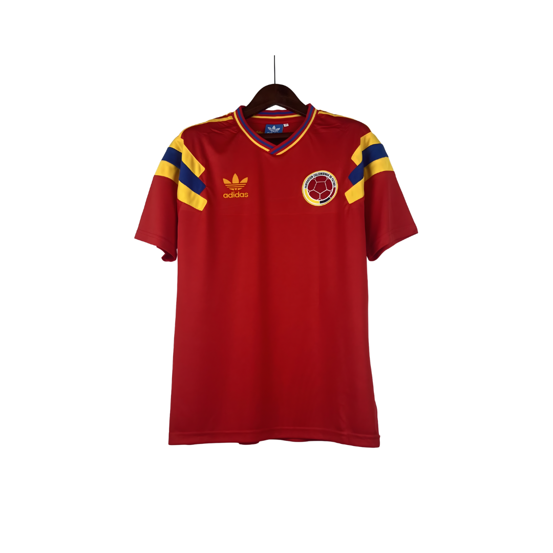 Camiseta Retro Colombia 1990 Visita