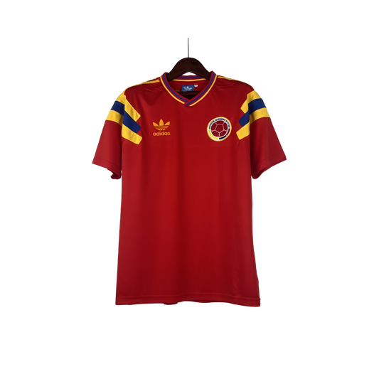 Camiseta Retro Colombia 1990 Visita