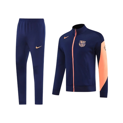 Kit Chaqueta Full Zipper Azul Marino - FC Barcelona 25/26