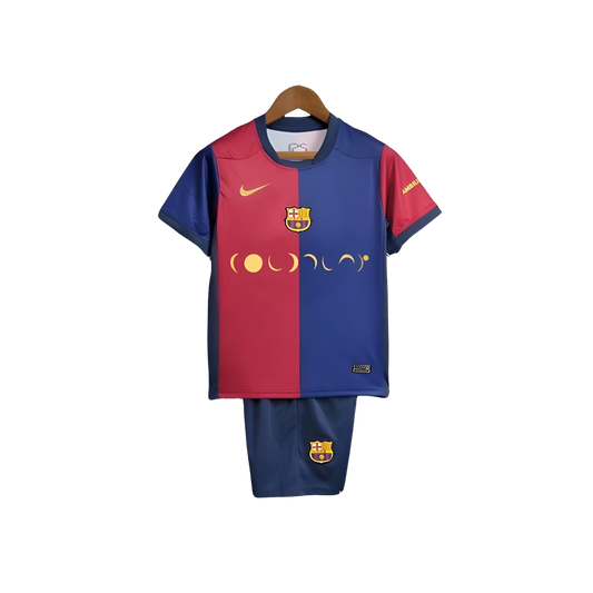 Kit Niños FC Barcelona 24/25 Local Coldplay Edition